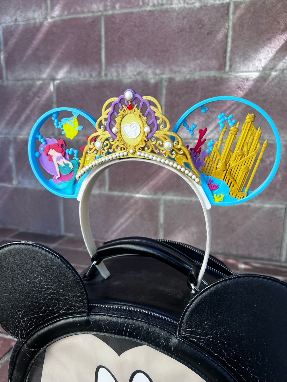 Mermaid 🧜♀️ 3D printed Mouse Ears | Small shop boutique